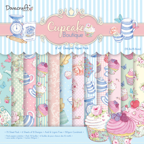 Cupcake Boutique 6x6 Paper Pack Dovecraft