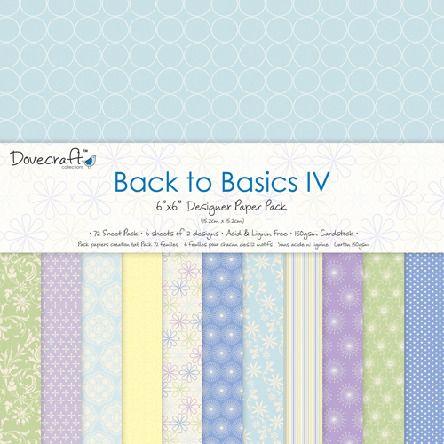Pack de Hojas Dovecraft 6x6 "Back to Basics IV"