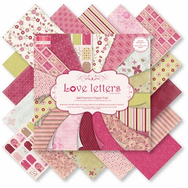 Bloc de Hojas Premium 8x8 Love Letters
