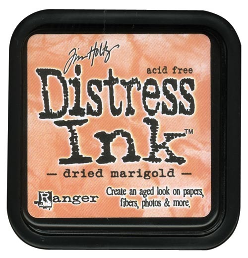 Distress Ink dried Marigold