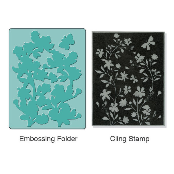 Sizzix Stamp & Emboss - Sihouette vines set
