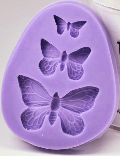 Butterfly trio - Silicone Mould WOW!