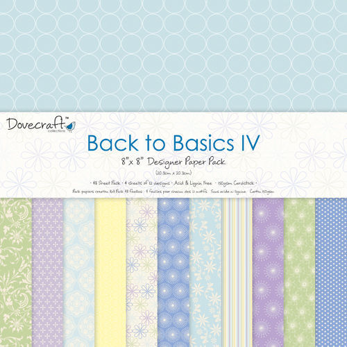 Pack de Hojas Dovecraft 8x8 "Back to Basic IV"
