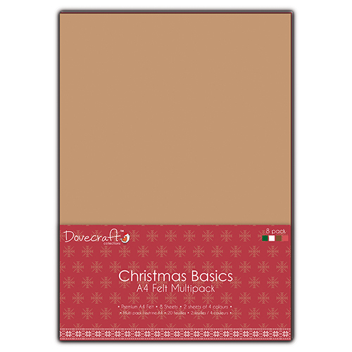 Multipack de fieltro A4 Christmas Basics