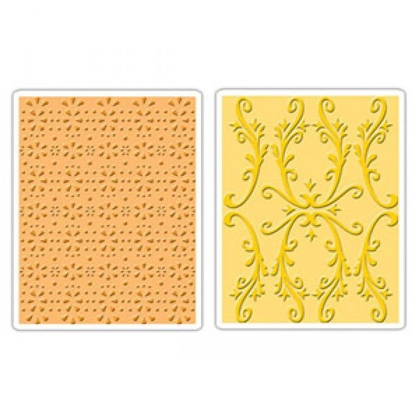 Sizzix Textured Impressions Embossing Folders - Country Cottage Set