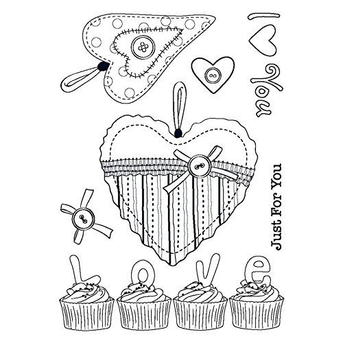 Sello de silicona "Love Cupcakes"