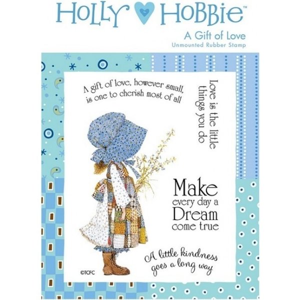 Sello de caucho para montar Holly Hobbie - Un Regalo de Amor