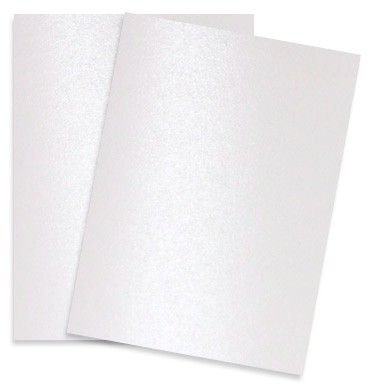 Pack de Hojas DCWV A4- Shimmer Cardstock Pearl