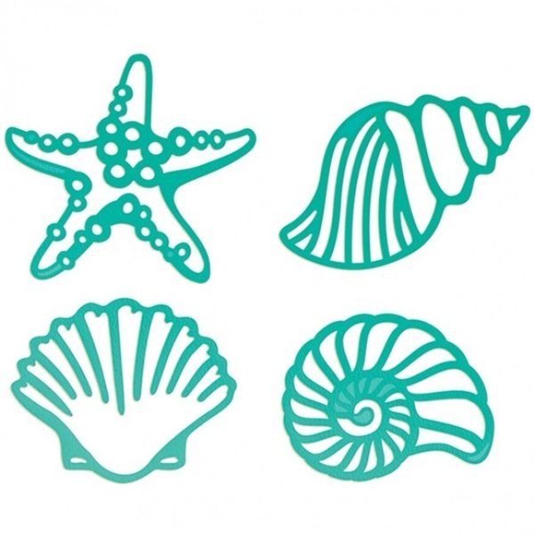 Intricutz Dies- Sea Breeze Seashells