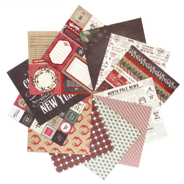 6 x 6 Paper Pack Craft Smith- North Pole News