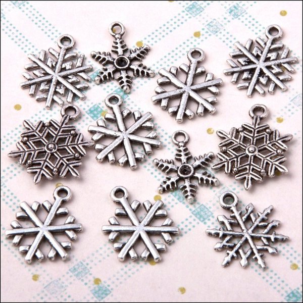 The Hobby House Snowflake Flurry Charms