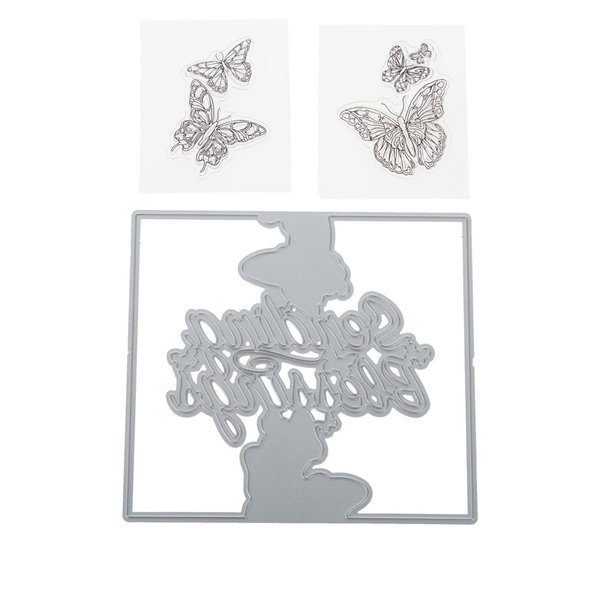 Heartfelt Greetings Collection Stamp and Die: Sending Blessings