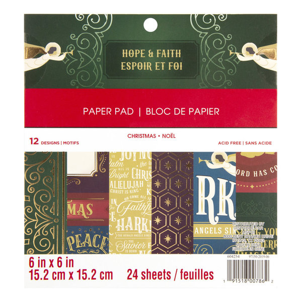 Kit de Papeles Craft Smith Hope and Faith 6x6